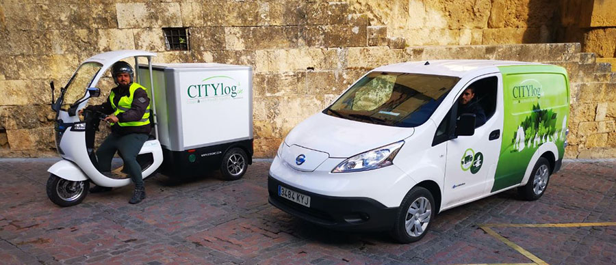 Vehículos sostenibles para el reparto en centro de ciudades