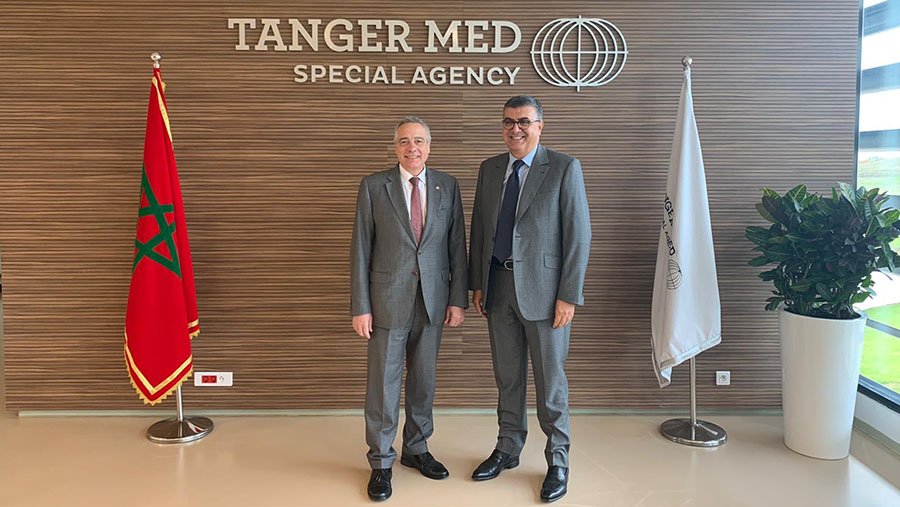 Reunión entre el Consorci de la Zona Franca y Tanger Med