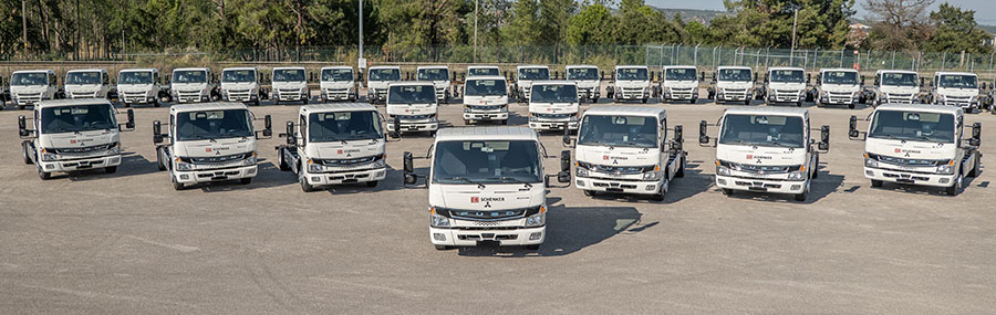 Flota de eFuso Canter para DB Schenker