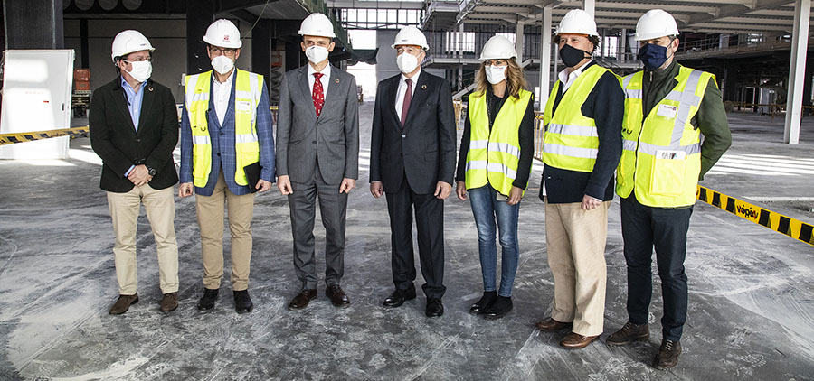 Visita de Pedro Duque al Consorci de la Zona Franca de Barcelona