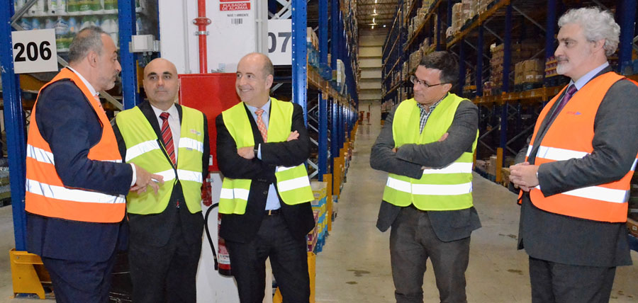 Visita de la consejería de Economía a Carreras Grupo Logístico