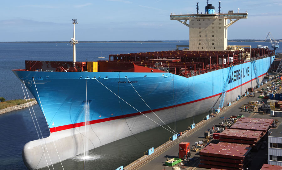 Barco portacontenedores de Maersk