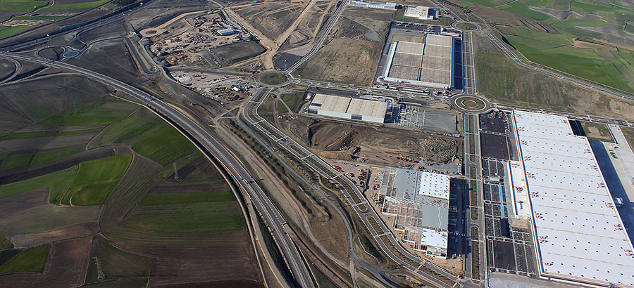 Vista aérea de Plataforma Central Iberum