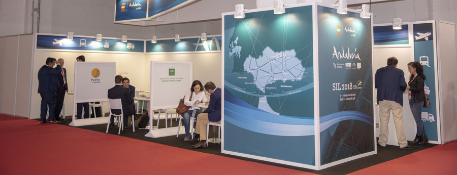 Stand de Red Logística Andalucía en el SIL 2018